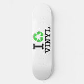 Ik Recyclen vinyl Persoonlijk Skateboard (Voorkant)
