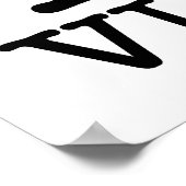 Ik Recyclen vinyl Poster (Hoek)