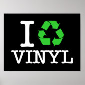 Ik Recyclen vinyl Poster (Voorkant)
