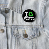 Ik Recyclen vinyl Ronde Button 5,7 Cm (In situ)