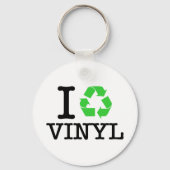 Ik Recyclen vinyl Sleutelhanger (Voorkant)