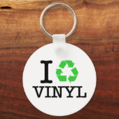 Ik Recyclen vinyl Sleutelhanger (Voorkant)