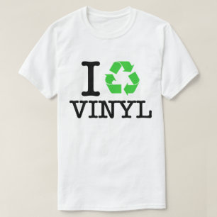 Ik Recyclen vinyl T-shirt