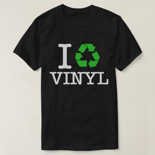Ik Recyclen vinyl T-shirt (Design voorkant)