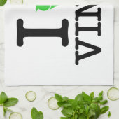 Ik Recyclen vinyl Theedoek (Gevouwen)