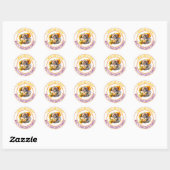 IK RED KATTEN! RONDE STICKER (Vel)