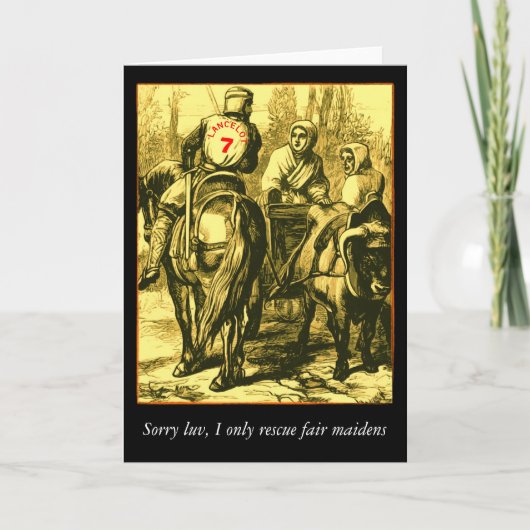 Ik red slechts eerlijke meisjes kaart (Voorkant)