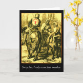 Ik red slechts eerlijke meisjes kaart (Gele Bloem)