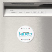 Ik redde een Bull Boxer (Vrouw) Hondenadoptie Magneet (Insitu (Vaatwasser))