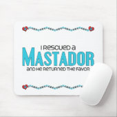 Ik redde een Mastador (mannelijk) ontwerp van de A Muismat (Met muis)