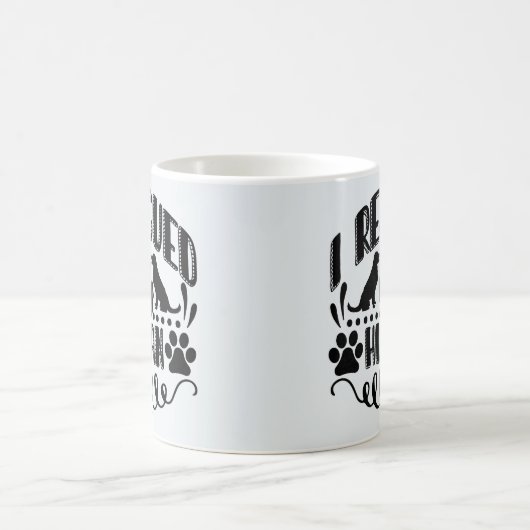 Ik redde mijn mens koffiemok (Center)