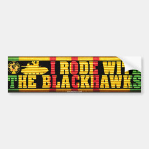 Ik reed met de Blackhawks M551-Bumpersticker Bumpersticker