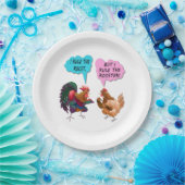 Ik regel de borden van het rotspapier papieren bordje (Feest)