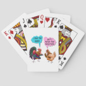 Ik regel de kaarten die de hals spelen (Achterkant)