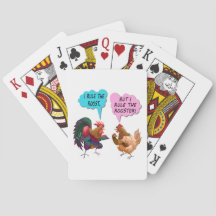 Ik regel de kaarten die de hals spelen