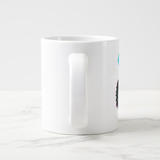 Ik regel de mok van de rotsreuzenkoffie (Achterkant)