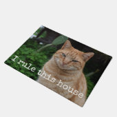 Ik regel dit Huis grappige foto van een aangepast  Deurmat (Schuin)