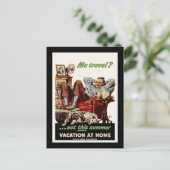 Ik reis? briefkaart (Staand voorkant)