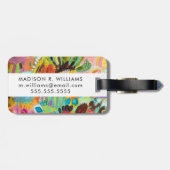 Ik reis graag bagagelabel (Achterkant horizontaal)