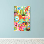 Ik reis graag canvas afdruk (Insitu (Houten vloer))