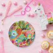 Ik reis graag papieren bordje (Feest)