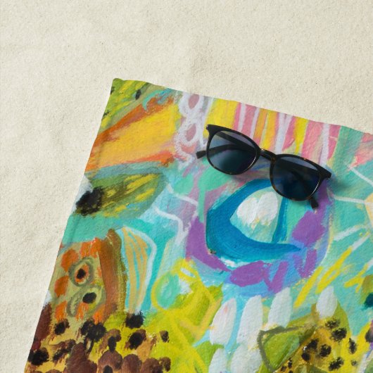 Ik reis graag strandlaken (In situ)