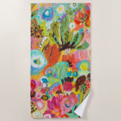 Ik reis graag strandlaken (Voorkant)