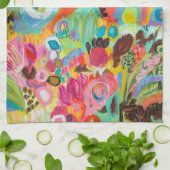 Ik reis graag theedoek (Gevouwen)