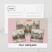 Ik reis... met mijn boeken! briefkaart (Voorkant / Achterkant)