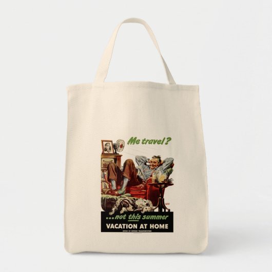 Ik reis...niet deze zomer tote bag (Voorkant)