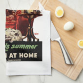 Ik reis? theedoek (Quarter Fold)