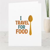 Ik reis voor eten -  lepelavontuur kaart (Voorkant)