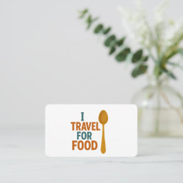 Ik reis voor eten -  lepelavontuur visitekaartje