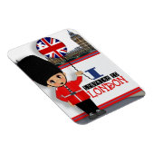 Ik reisde naar London Souvenir Magnet Magneet (Rechterzijde)