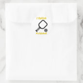 Ik Relish Pickleball Ronde Sticker (Tas)