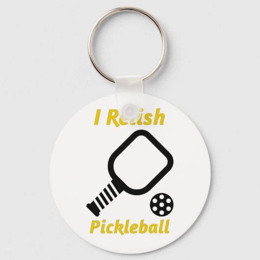 Ik Relish Pickleball Sleutelhanger (Voorkant)
