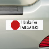 Ik Rem Voor Aanhangers Bumpersticker (Op auto)