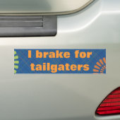 Ik Rem voor Achteropkomers Bumpersticker (Op auto)