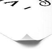 Ik rem voor beestjes demure girly esthetiek perfect poster (Hoek)