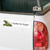 Ik rem voor... bumpersticker (Op Truck)