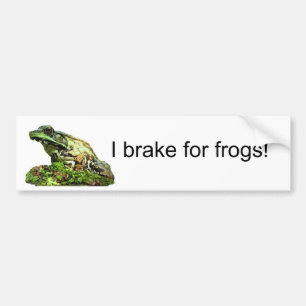 Ik rem voor... bumpersticker