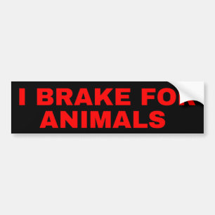 Ik rem voor Bumperstickers