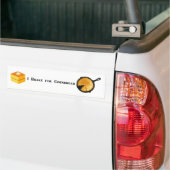 Ik rem voor cornbread bumpersticker (Op Truck)