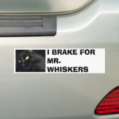 IK REM VOOR DE HEER WHISKERS BUMPERSTICKER (Op auto)