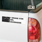 IK REM VOOR DE HEER WHISKERS BUMPERSTICKER (Op Truck)