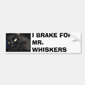 IK REM VOOR DE HEER WHISKERS BUMPERSTICKER