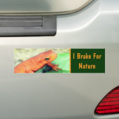 Ik Rem Voor De Natuur Salamander Bumpersticker (Op auto)