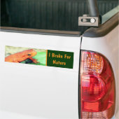 Ik Rem Voor De Natuur Salamander Bumpersticker (Op Truck)