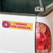 'IK REM VOOR DONUTS' BUMPERSTICKER (Op Truck)