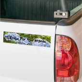 Ik rem voor Hortensia's Bumpersticker (Op Truck)